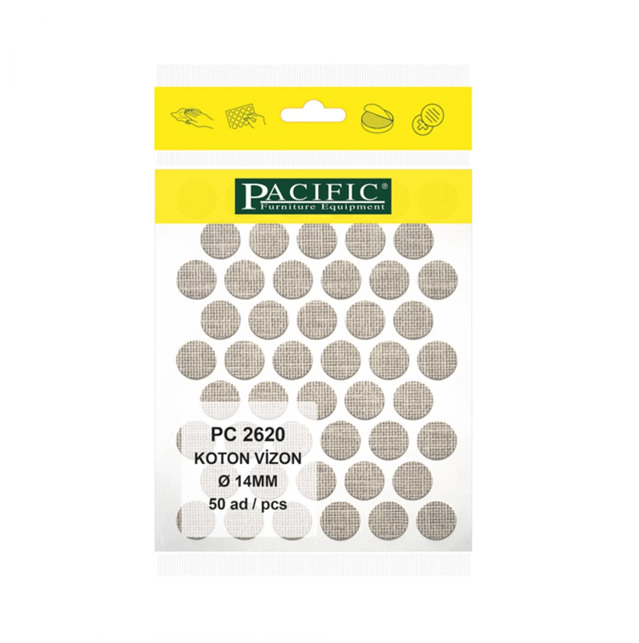 KOTON VİZON PACIFIC YAPIŞKANLI TAPA-14MM