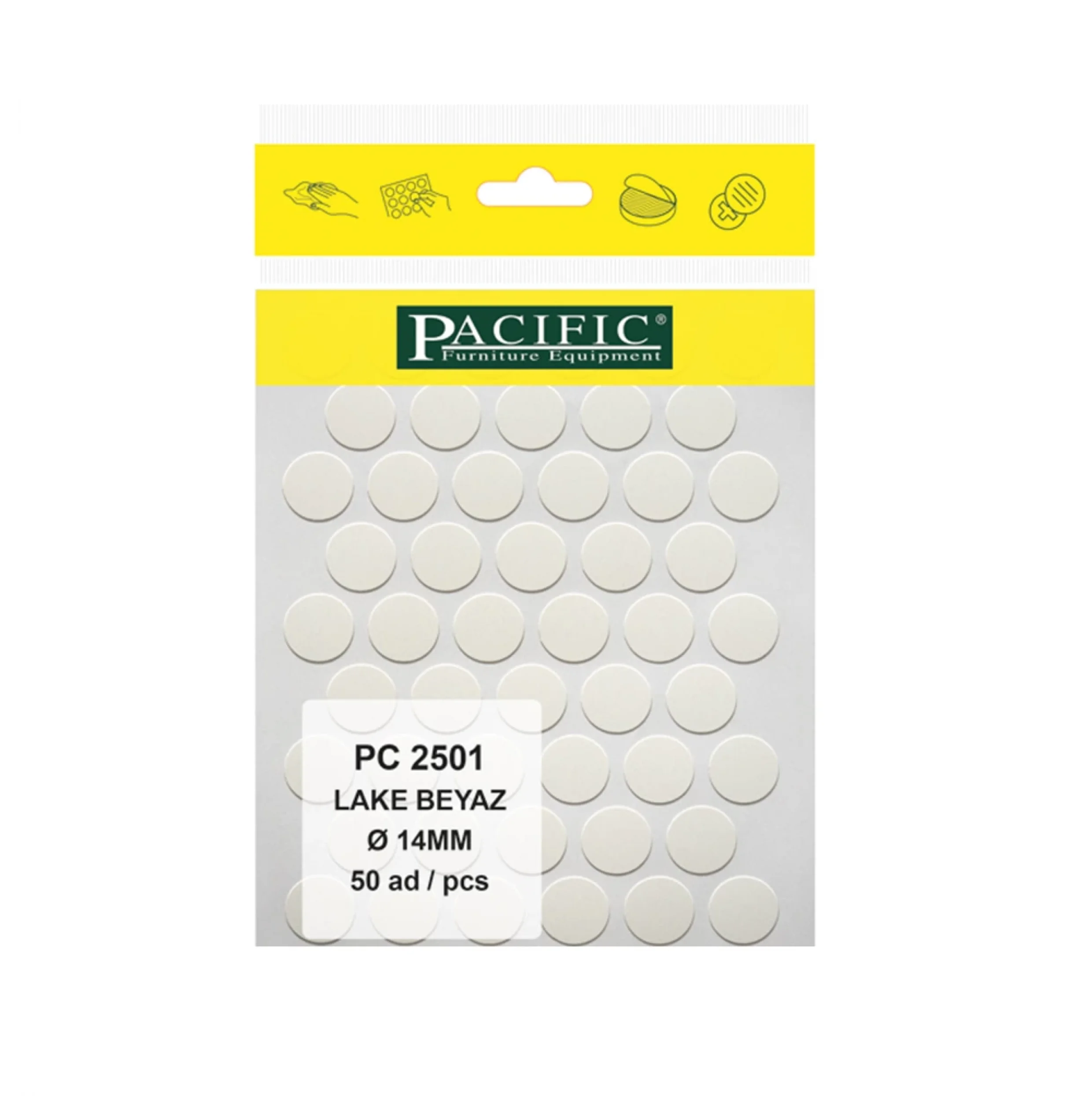 LAKE BEYAZ YAPIŞKANLI TAPA-14MM