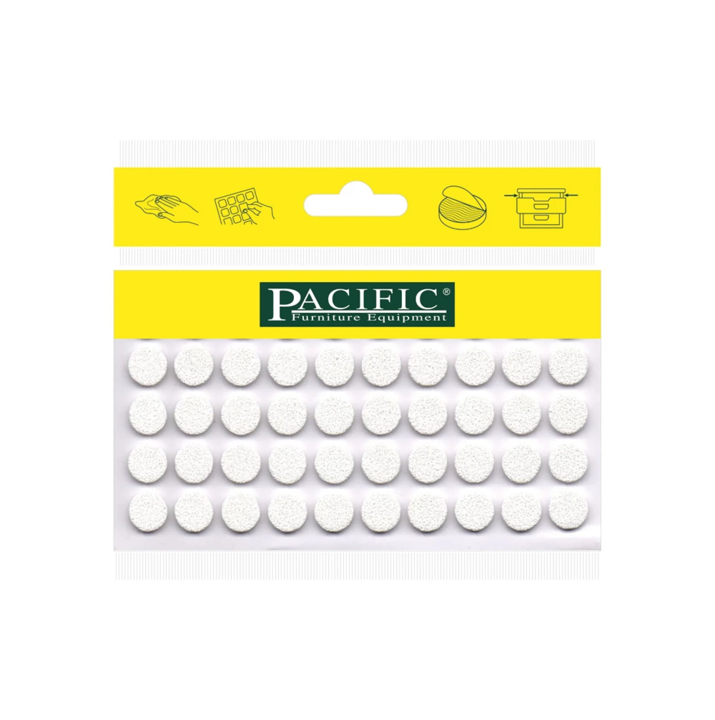 Dolap Kapağı Çekmece için Yapışkanlı EVA Ses Yalıtım Stoperi - BEYAZ