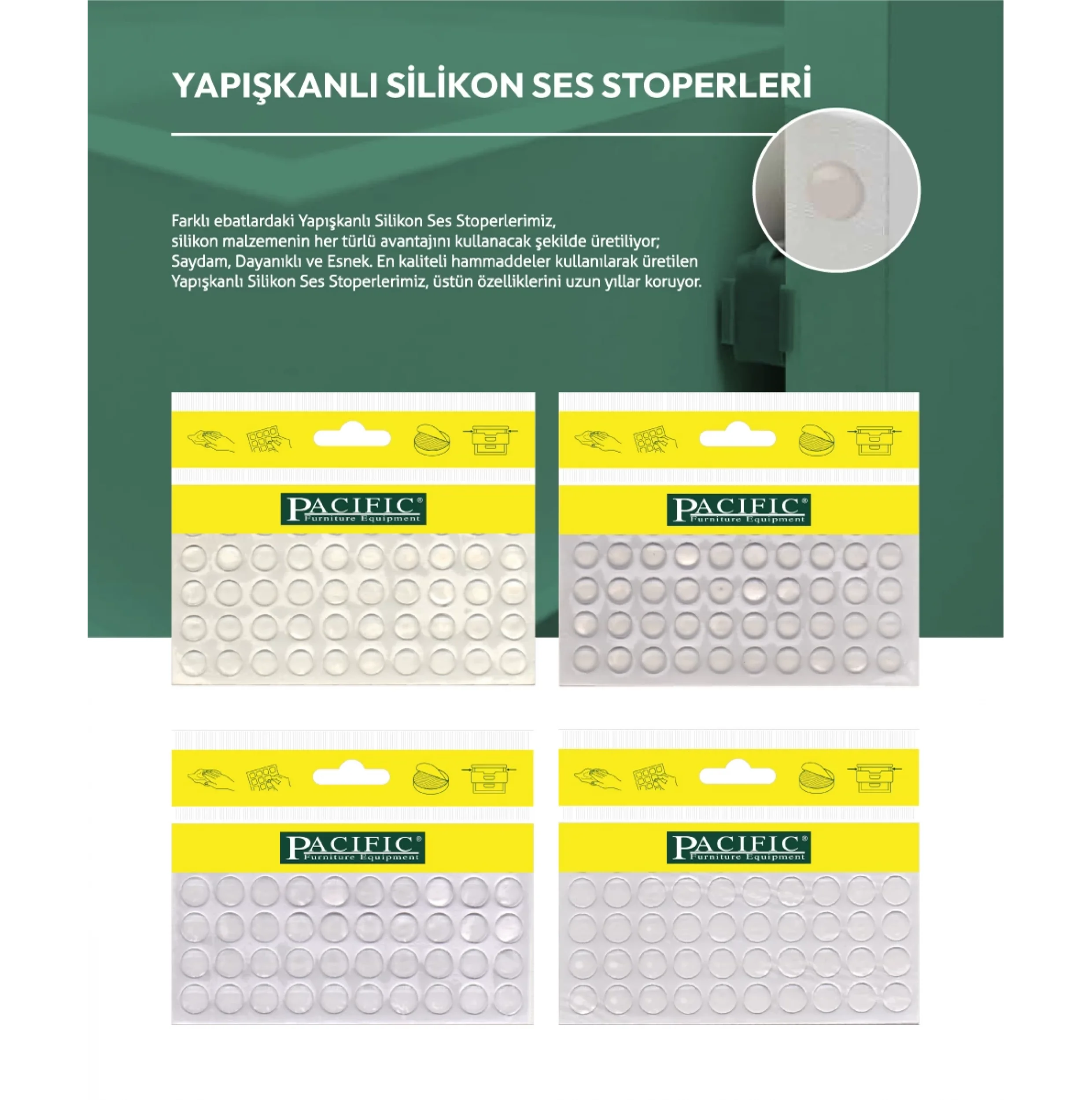 PACIFIC SİLİKON BAZLI SES STOPERİ (Ø 7mm)