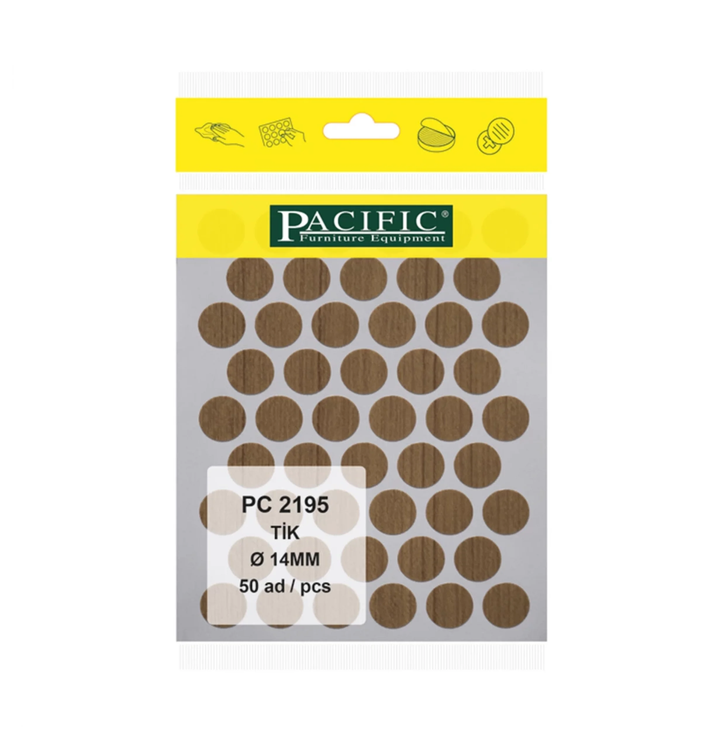 TİK PACIFIC YAPIŞKANLI TAPA-14MM