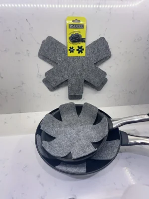 Tava,Tencere Ve BorCam Koruyucu Çizdirmez Kalın Keçe 2li Set