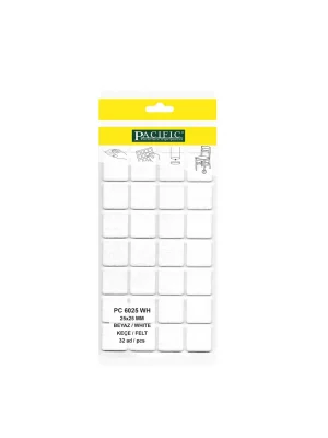 Yapışkanlı Masa Sandalye ve Mobilya Keçesi Zemin Koruyucu Keçe (25mm x 25mm)