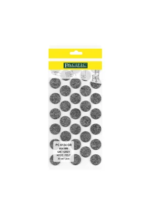 Yapışkanlı Masa Sandalye ve Mobilya Keçesi Zemin Koruyucu Keçe (Ø 24mm)