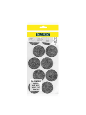 Yapışkanlı Masa Sandalye ve Mobilya Keçesi Zemin Koruyucu Keçe (Ø 45mm)