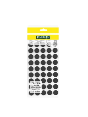 Yapışkanlı Masa Sandalye ve Mobilya Keçesi Zemin Koruyucu Keçe (Ø 18mm)