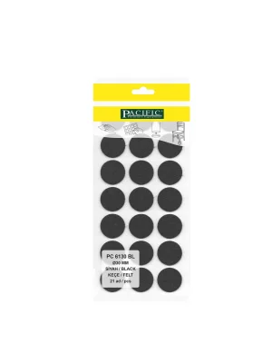 Yapışkanlı Masa Sandalye ve Mobilya Keçesi Zemin Koruyucu Keçe (Ø 30mm)