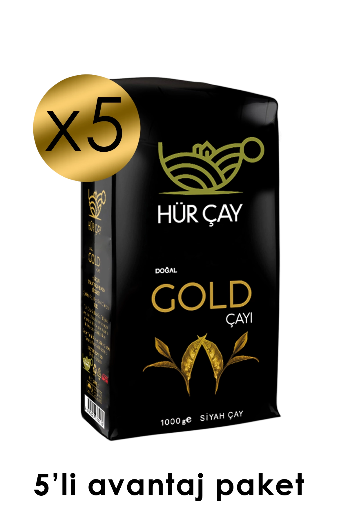 Doğal Gold Çayı 1000 gr 5li Avantaj Paket