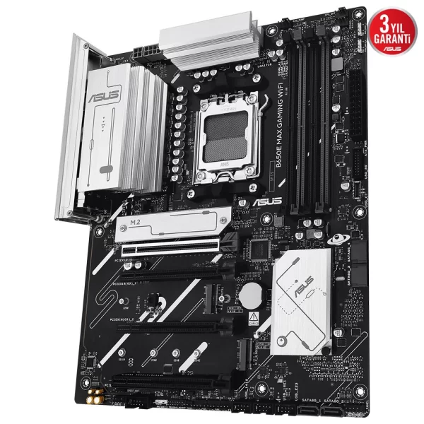 Asus B650E MAX GAMING WIFI DDR5 8000MHz (OC) M.2 AM5 ATX Anakart