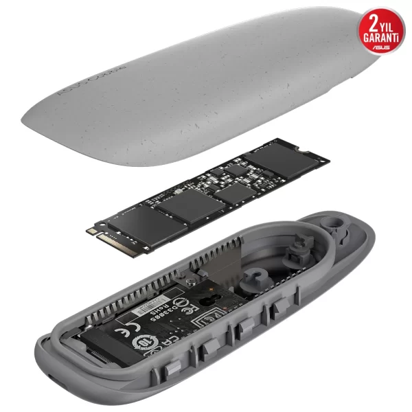 Asus Cobble USB 3.2 Gen2x1 Gri Harici Taşınılabilir SSD Kutusu