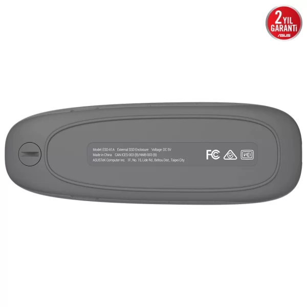Asus Cobble USB 3.2 Gen2x1 Gri Harici Taşınılabilir SSD Kutusu