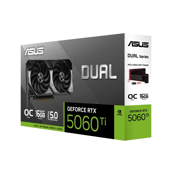 Asus Dual GeForce RTX 5060 Ti O16G 16GB DLSS 4 128 Bit GDDR7 Ekran Kartı