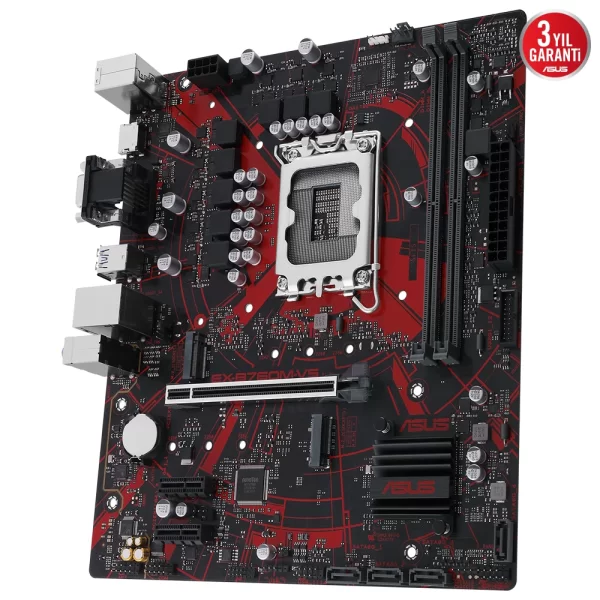 Asus EX-B760M-V5 DDR5 8000MHz (OC) M.2 1700p mATX Anakart