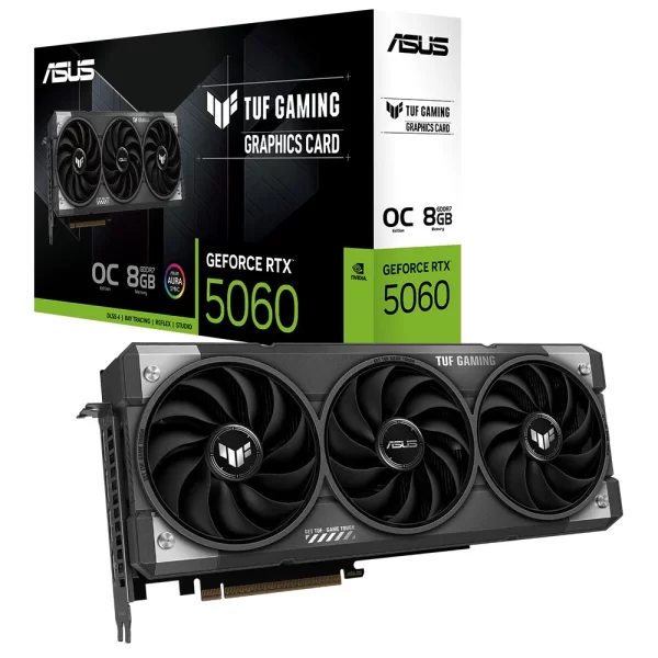Asus GeForce TUF Gaming RTX 5060 O8G OC 8GB DLSS4 128 Bit GDDR7 Ekran Kartı