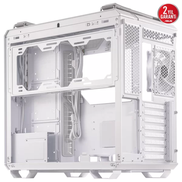 Asus GT502 Plus TUF Gaming Temperli Cam Beyaz USB 3.2 ATX Mid Tower Kasa
