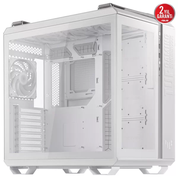 Asus GT502 Plus TUF Gaming Temperli Cam Beyaz USB 3.2 ATX Mid Tower Kasa