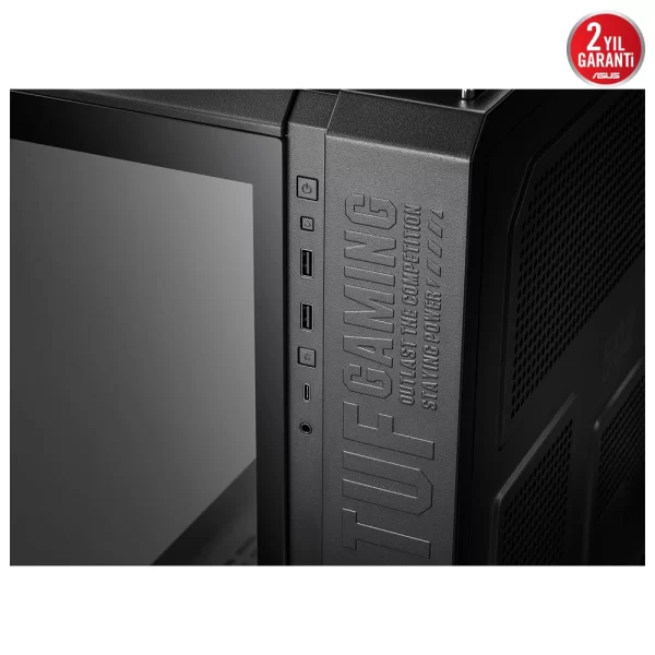 Asus GT502 Plus TUF Gaming Temperli Cam Siyah USB 3.2 ATX Mid Tower Kasa