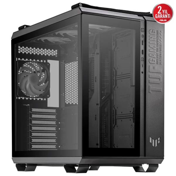 Asus GT502 Plus TUF Gaming Temperli Cam Siyah USB 3.2 ATX Mid Tower Kasa