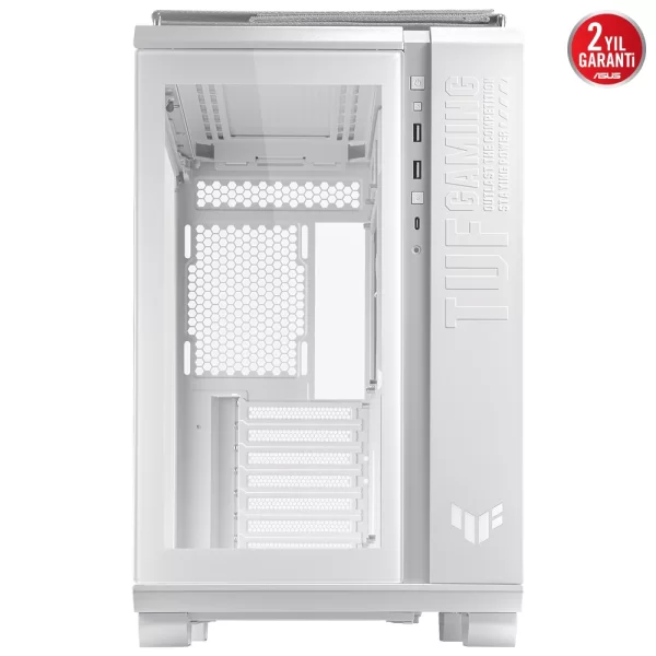 Asus GT502 V2 TUF Gaming Temperli Cam Beyaz USB 3.2 ATX Mid Tower Kasa
