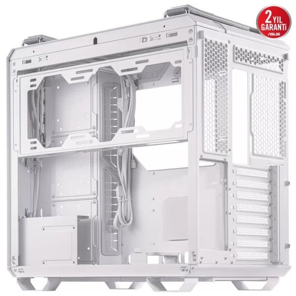 Asus GT502 V2 TUF Gaming Temperli Cam Beyaz USB 3.2 ATX Mid Tower Kasa