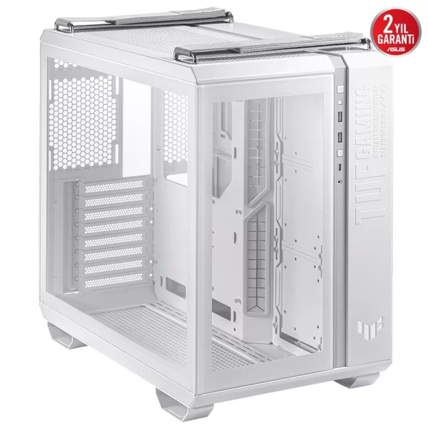 Asus GT502 V2 TUF Gaming Temperli Cam Beyaz USB 3.2 ATX Mid Tower Kasa