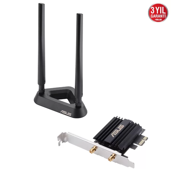 Asus PCE-AX58BT Dual Band PCI-e Wi-Fi6/Bluetooth 5.0 Adaptör