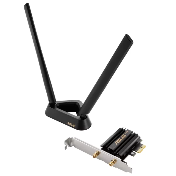 Asus PCE-AXE59BT WiFi6E TRI-Band PCIe Kablosuz Bluetooth Adaptör