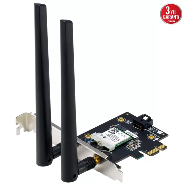 Asus PCE-BE6500 688MBPS-2882MBPS WiFi 7 / Bluetooth 5.4 PCI-E Kart Adeptör