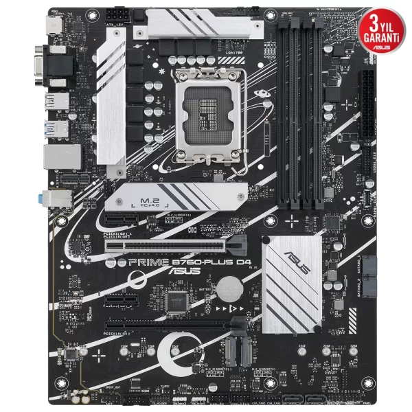 Asus Prime B760 Plus RGB M.2 ATX DDR4 LGA1700 Anakart