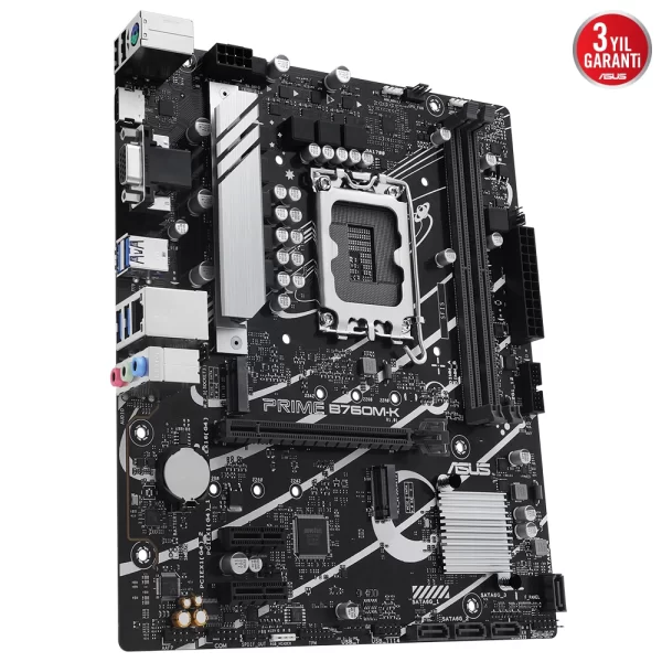 Asus Prime B760M-K RGB M.2 mATX DDR5 LGA1700 Anakart