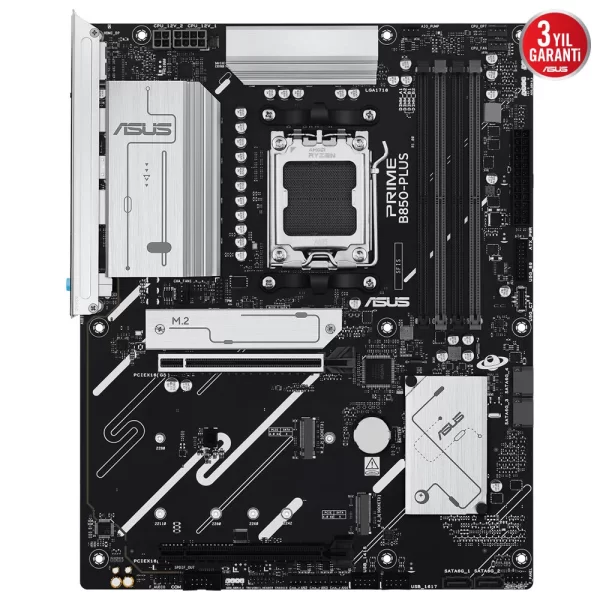 Asus Prime B850-PLUS-CSM DDR5 8000MHz (OC) M.2 AM5 ATX Anakart