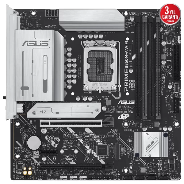 Asus Prime B860M-A WIFI DDR5 8666Mhz (OC) M.2 1851p mATX Anakart