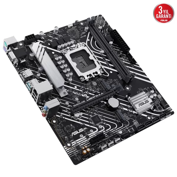 Asus Prime H610M-A-CSM DDR5 5600MHz (OC) RGB M.2 1700p mATX Anakart