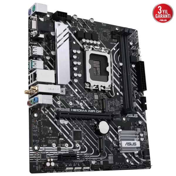 Asus Prime H610M-A WIFI DDR4 3200MHz (OC) RGB M.2 1700p mATX Anakart