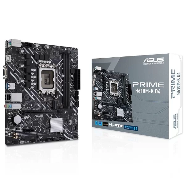 Asus Prime H610M-K D4 mATX M.2 DDR4 LGA1700 Anakart