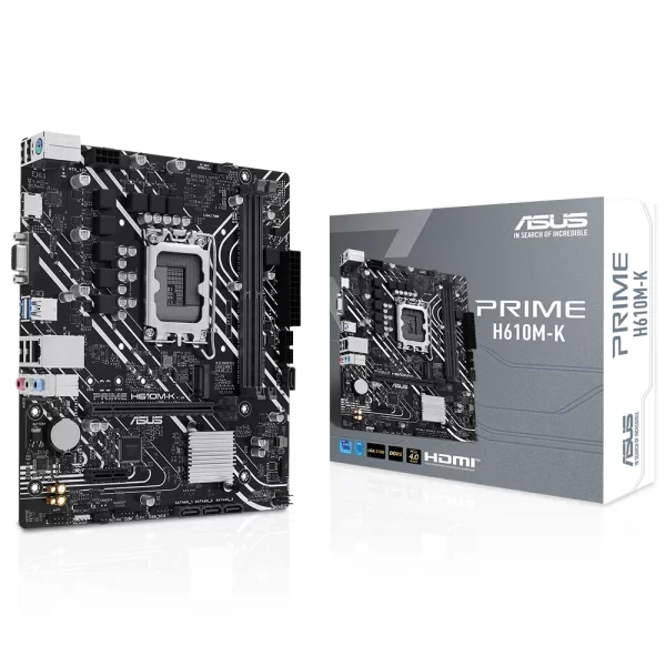 Asus Prime H610M-K DDR5 5600MHz (OC) M.2 1700p mATX Anakart