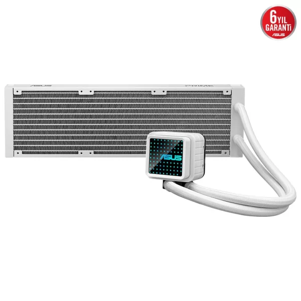 Asus Prime LC 360 ARGB 360mm Intel-AMD Uyumlu Beyaz Sıvı Soğutucu