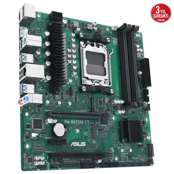 Asus Pro B650M-CT-CSM DDR5 6400MHz (OC) M.2 AM5 mATX AnakartANAASPB650MCTCSM