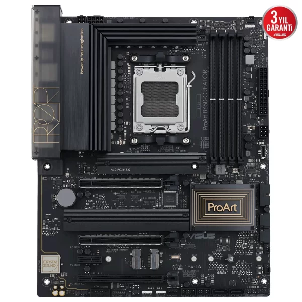 Asus ProArt B650 CREATOR DDR5 6400MHz (OC) M.2 RGB AM5 ATX Anakart