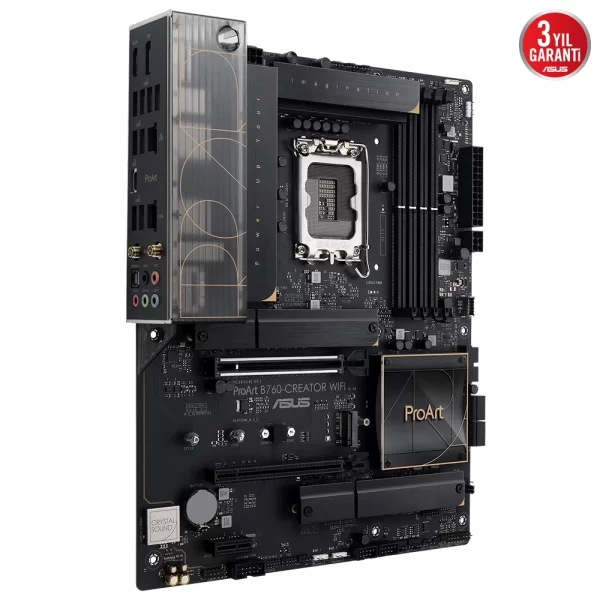 Asus ProArt B760-CREATOR WiFi 7800mhz(OC) RGB M.2 1700p ATX DDR5 Anakart