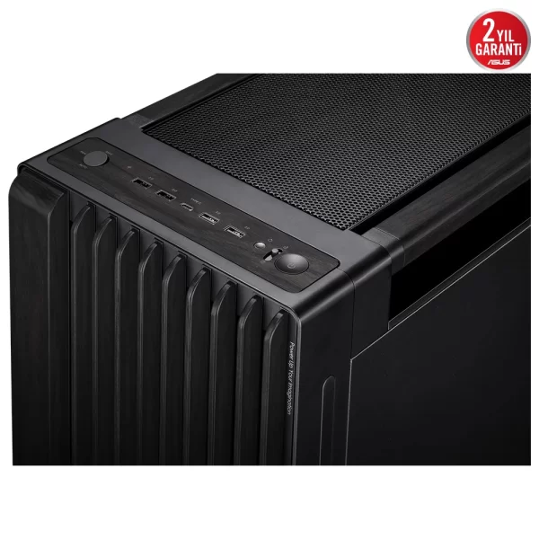 Asus ProArt PA602 Siyah Wood Edition Temperli Cam PWM Mid Tower Kasa