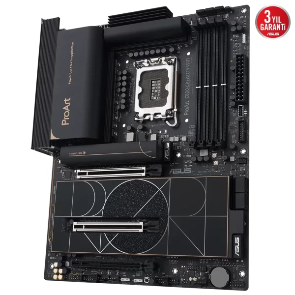 Asus ProArt Z890-CREATOR WiFi 9000mhz(OC) M.2 1851p ATX Anakart