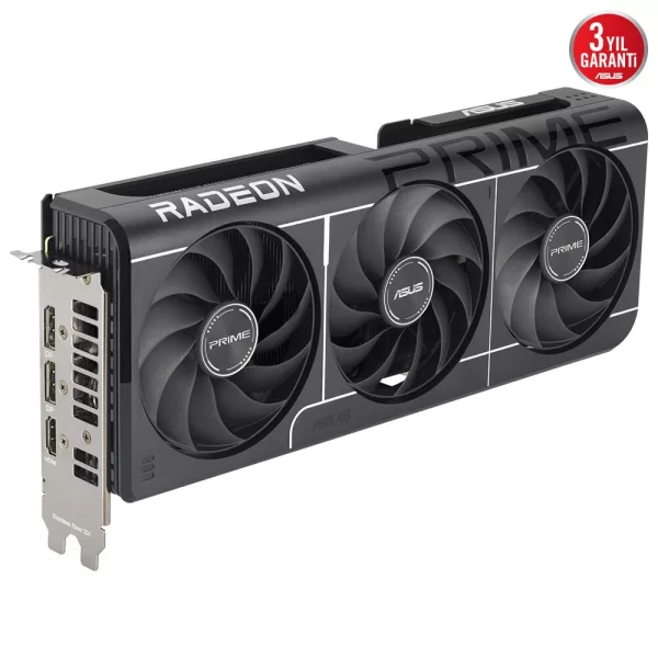 Asus Radeon RX 9060 XT Prime O8G OC 8GB 128 Bit GDDR6 Ekran Kartı