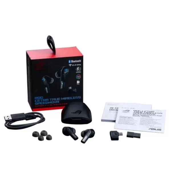 Asus ROG Cetra Speednova TWS ANC Siyah Kulak İçi Bluetooth Oyuncu Kulaklığı