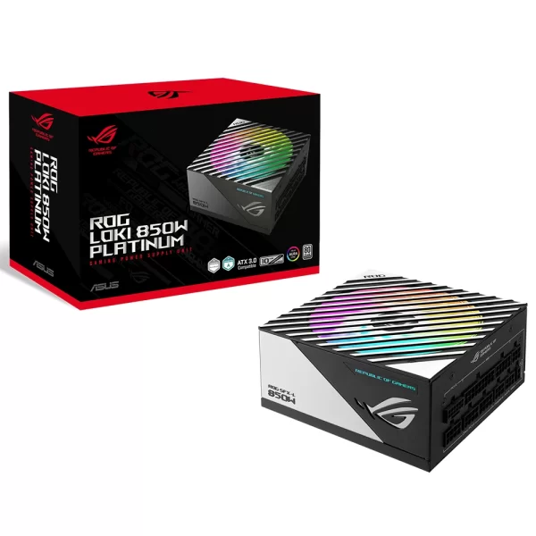 Asus ROG LOKI SFX-L 850W 80+ Platinum Tam Modüler Beyaz Güç Kaynağı