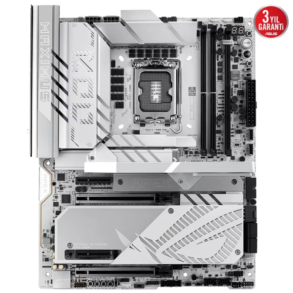 Asus ROG MAXIMUS Z890 APEX WiFi 9000mhz(OC) RGB M.2 1851p ATX Anakart