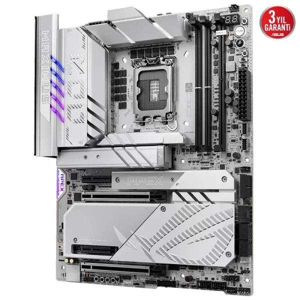 Asus ROG MAXIMUS Z890 APEX WiFi 9000mhz(OC) RGB M.2 1851p ATX Anakart