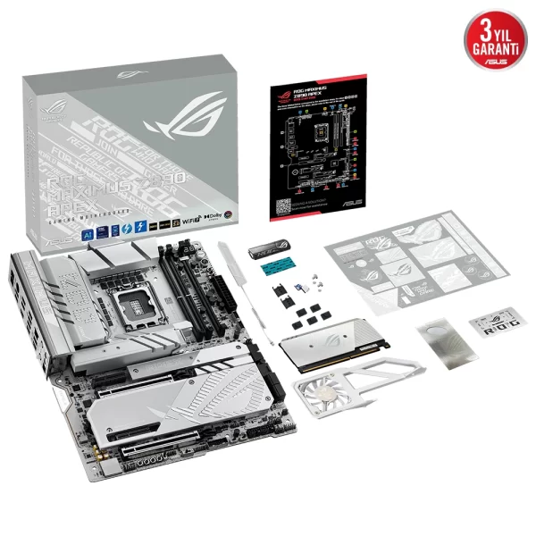 Asus ROG MAXIMUS Z890 APEX WiFi 9000mhz(OC) RGB M.2 1851p ATX Anakart