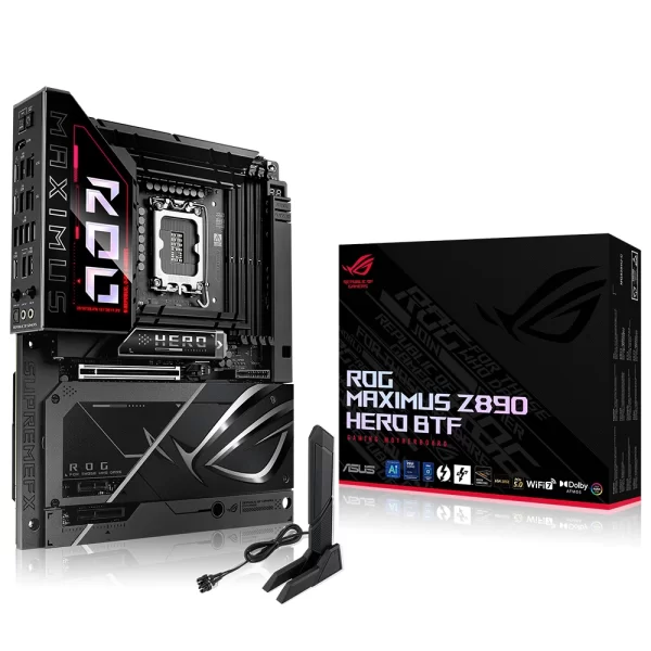 Asus ROG MAXIMUS Z890 HERO BTF 9200MHz (OC) M.2 1851p ATX Anakart