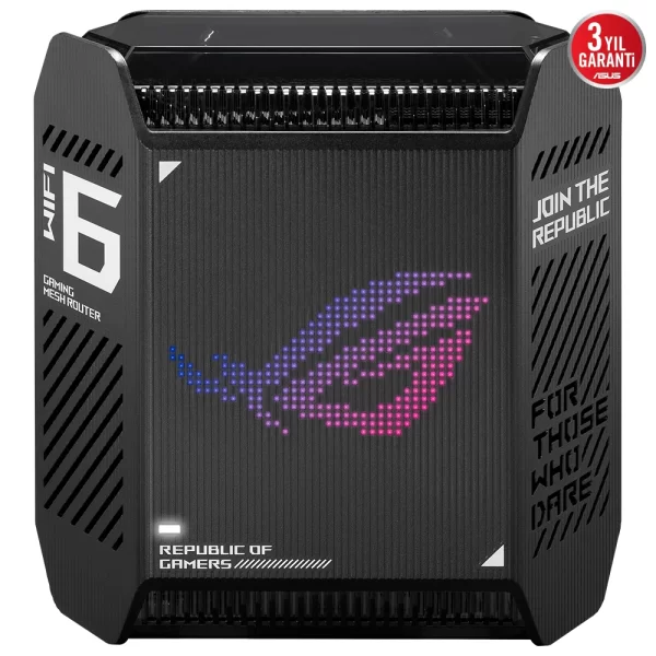 Asus ROG Rapture GT6 AX10000 Wi-Fi-6 Siyah Mesh Sistemi 2li Set